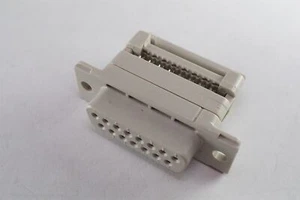 17-DAFR-B15S Amphenol D-Sub Connector Socket for Flat Ribbon Cable Vert 15 A IDC - Picture 1 of 4