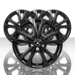 Set of 4 17' 5 Double Spoke Wheel Skins for 2017-2019 Ford Escape - Black - Picture 1 of 5