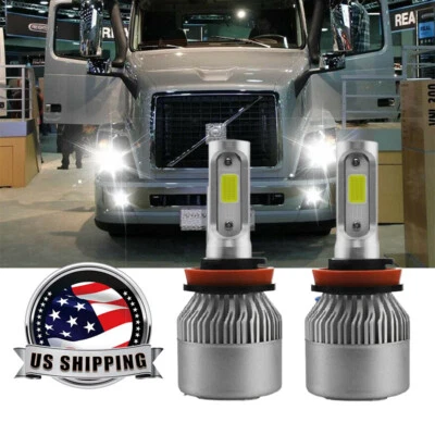 2 светодиодные лампы для фар Volvo 04-15 VN VNL VNM Truck 200 300 430 630 670 730 - Изображение 1 из 4