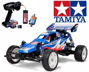 LOT BONNE AFFAIRE : KIT VOITURE TAMIYA 58416 Rising Fighter RC avec TOUT LE NÉCESSAIRE - Photo 1 sur 5