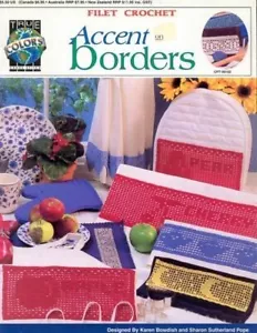 NEW FILET ACCENT ON BORDERS 14 GREAT DESIGNS! - Picture 1 of 2
