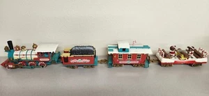 Vntg 1986 New Bright Holiday Express Train Set w/ 18 Piece Train Track. UNTESTED - Picture 1 of 13
