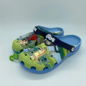 Crocs Bluey Classic Slip On Clogs Multicolor Blue Size M8/W10 Unisex Adult - Picture 1 of 6