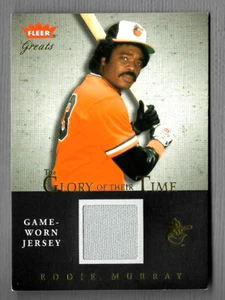 EDDIE MURRAY 2004 FLEER GAME USED JERSEY RELIC #GOT-EM MLB HOF STAR! - Picture 1 of 2