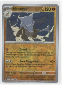 Pokemon Stellar Crown -  073/142 Marowak Reverse Holo - Picture 1 of 1