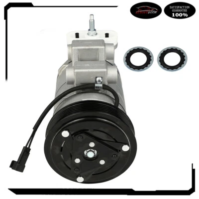 AC A/C Compressor For Chevrolet Equinox Pontiac Torrent 3.4L 2006 2007 2008 2009 - Image 1 of 4