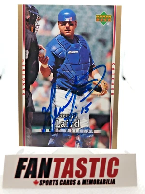 Gerald Laird 154 2007 Upper Deck FE Autograph Signed In Person Texas Rangers B - Image 1 of 2