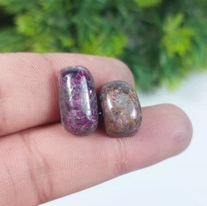 36.8ct Natural Rare Kashmir Sapphire Pakistan loose Gemstone Cabochon Stones Lot - Picture 1 of 10
