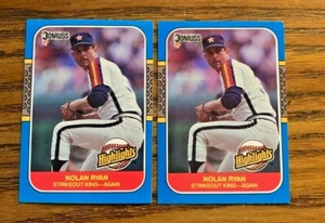 Donruss Highlights #53 1987 Nolan Ryan - Astros casi nuevo o mejor - Imagen 1 de 2