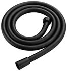 Black Smooth Soft PVC Silver Hose Anti-Kink and Durable Shower Hose 1.5 m 1 day