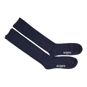 4 Pairs X Bonds Kids Unisex Everyday School Knee High Navy Socks - Picture 1 of 4