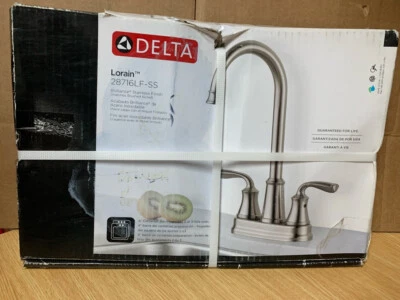 Delta Lorain Stainless 2-handle Bar and Prep Kitchen Faucet - Image 1 of 4