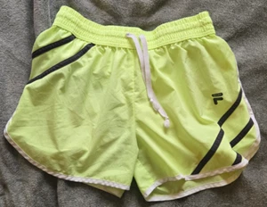 NWOT - FILA - Shorts - W/ Lining - Neon - Size M - Running Shorts - Picture 1 of 5