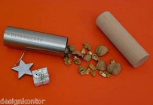 Nußknacker  Nuss 4 Edelstahl Buche  leichte Handhabung nur Schale knacken  - Bild 1 von 4