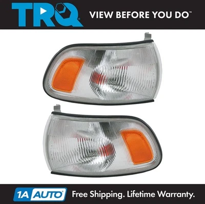 TRQ Corner Marker Light Set Driver & Passenger Side Fits 1991-1997 Toyota Previa - Image 1 of 4