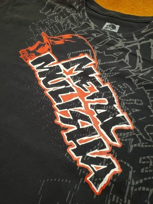 Camisa Mulisha de Metal para Hombres 2XL XXL Negra Roja Calavera Casco Motocross Foto 1 de 4