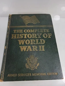 The Complete History of World War II, Armed Services Memorial Edition 1948 WWII - Imagen 1 de 6