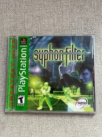PLAYSTATION 1 PS1 GREATEST HITS SYPHON FILTER COMPLETE GAME MINT DISC TESTED