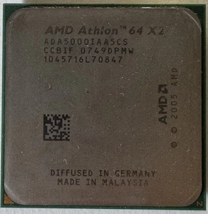 CPU E DISSIPATORE AMD ATHLON 64 X2 5000  3M/2,60GHz/2600MHz SOCKET AM2 65W  - Foto 1 di 8