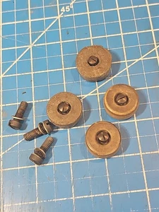 Máquina de coser vintage Bernina 730 Record OEM pies de goma con tornillos - Imagen 1 de 3