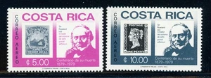COSTA RICA MNH Selections: Scott #C752-C753 Rowland Hill Centenary CV$4+ - Picture 1 of 1