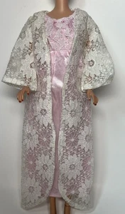 Vintage Barbie Clone JC Penney Exclusive Formal Lace Coat Variation And Dress - Picture 1 of 5