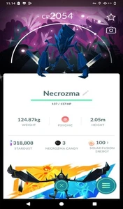 Shiny Necrozma Background P'TC 0r Trade 20kStardusts - Bild 1 von 1