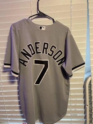 Chicago White Sox Road Jersey Men’s Medium Tim Anderson #7 - Image 1 of 3