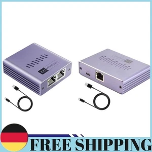 Gigabit Ethernet Splitter 1 To 2 Internet Splitter 1000Mbps RJ45 LAN Splitter - Bild 1 von 7