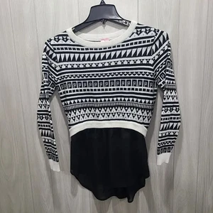 Damen Dolled Up by FANG Cropped Strick Pullover Gr. S Festival Boho - Bild 1 von 7