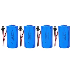 4PCS ER26500 3.6V 8500mAh Non-rechargeable Li-ion Battery with SM Black Plug NEW - Picture 1 of 2