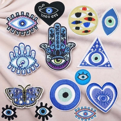 25pcs/lot Random Mix High quality Iron on Patches Fashion Embroidered USA - Image 1 of 4