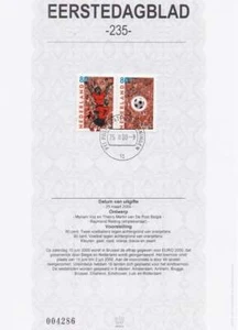 Nederland Eerstedagblad 2000 EDB 235 - WK voetbal - Bild 1 von 1