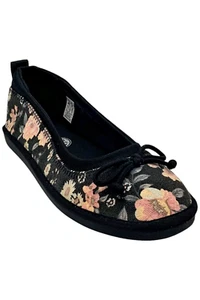 Rocket Dog Women's Radha Flats Black Floral - Picture 1 of 3