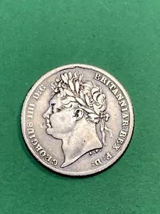 1825 Great Britain ๐ฌ๐ง Silver 6 Six Pence (A1569) - Picture 1 of 4