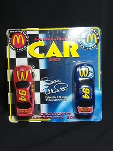 McDonald's Mini-Race Car Set Bill Elliot McDonald's Racing Team - Picture 1 of 1