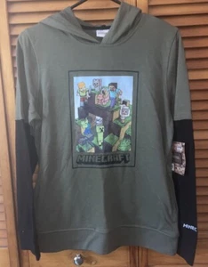 Brand New Minecraft Hoodie Sweatshirt Youth Sz XL(14/16) - Picture 1 of 4