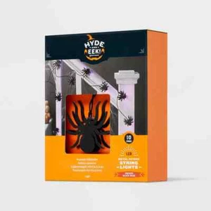 Spider Halloween String Metal Lights Purple-10 ct LED - Hyde & EEK - Picture 1 of 5