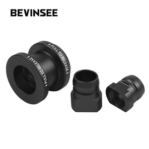 BEVINSEE Shift Knob Shifter Boot Collar For Honda CR-V 2002-2006 CR-Z 2011-2016 - Picture 1 of 10