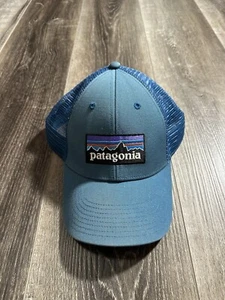 Patagonia Mens Mesh Big Patch Adjustable Snapback Trucker Hat Baseball Cap - Picture 1 of 5
