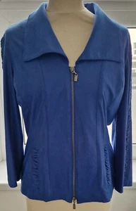 Frank Lyman Short Blue Jacket Size 10 - Picture 1 of 4