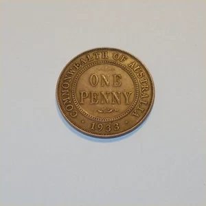 1933 Australian Penny KGV - Picture 1 of 2