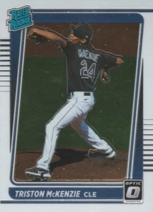 2021 Donruss Optic Rated Rookie Triston McKenzie #50 - Bild 1 von 2