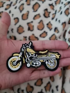 Harley Embroidered Patch 4x2 - Picture 1 of 1