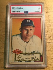 1952 Topps #66 Preacher Roe PSA 1.5 FR - Red Back - Brooklyn Dodgers - Vintage