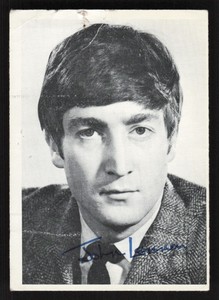 1964 Topps The Beatles Black & White 1st Series #1 George Harrison VG-EX  