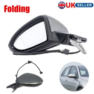 For VW Golf MK7 2012-2020 Electric Folding Door Wing Mirror Primed Left Side UK - Picture 1 of 5