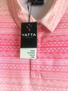 New Men's 3XL Big & Tall Yatta Golf Premium Tribe Vibe Polo Shirt - Picture 1 of 7