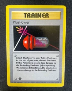 Tarjeta de Pokémon: 1a Edición PlusPower Base Poco Común (EX) - Imagen 1 de 2