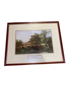 Vintage A Days Rest By Frederick Hulme Print Of Oil Painting In Wooden Frame - Picture 1 of 15
